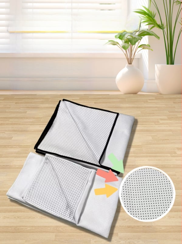 Кърпа за йога от анти тъкан — преносима, бързосъхнеща, миеща се за фитнес