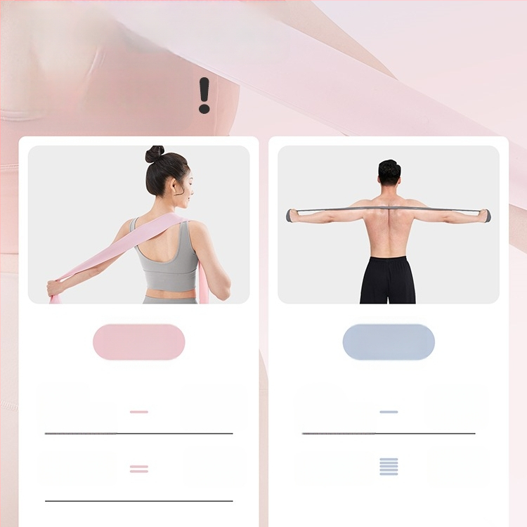 Йога лента за съпротива за гръб и седалище – разтягане на гръб и рамене, фитнес лента, Код на продукта Yrt-llq240713, Материал: Друг, Марка: Друг