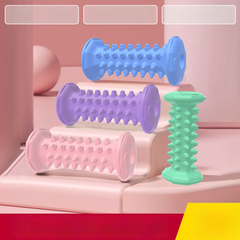 Колело за масаж на стъпала и йога валяк – Super billion, масажна пръчка/чук, за здравословен масаж и фитнес/красота, йога аксесоар