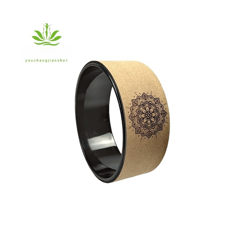 Youchang йога колело от корк за начинаещи – разтягане на гърба, масаж и пилатес ролер