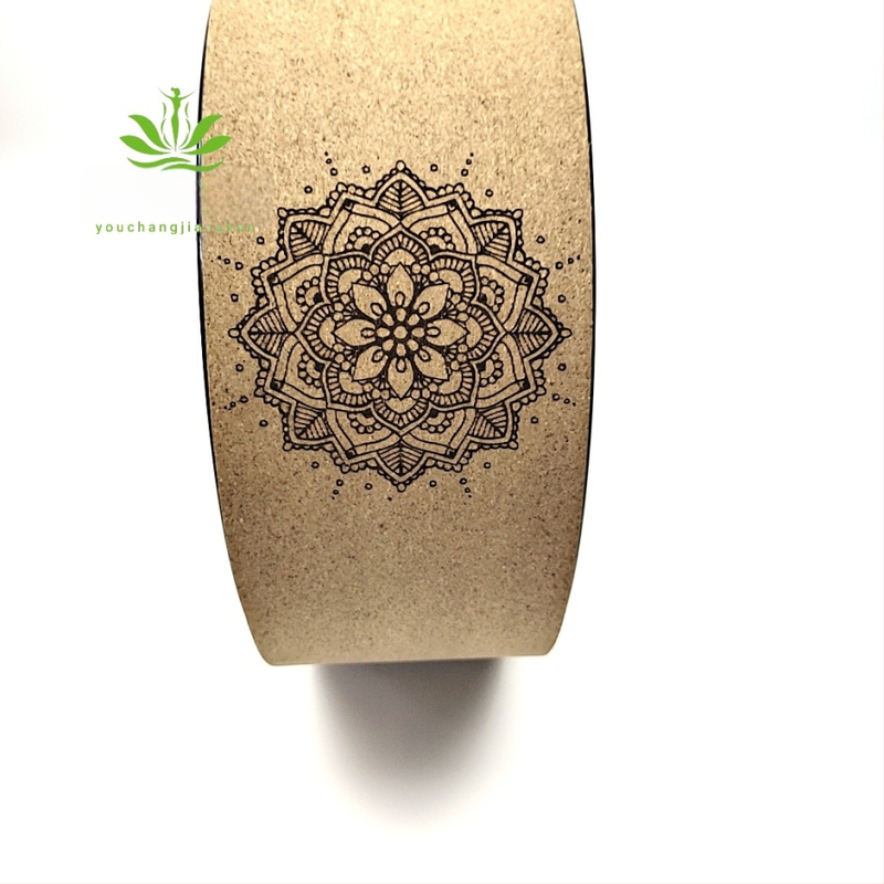 Youchang йога колело от корк за начинаещи – разтягане на гърба, масаж и пилатес ролер