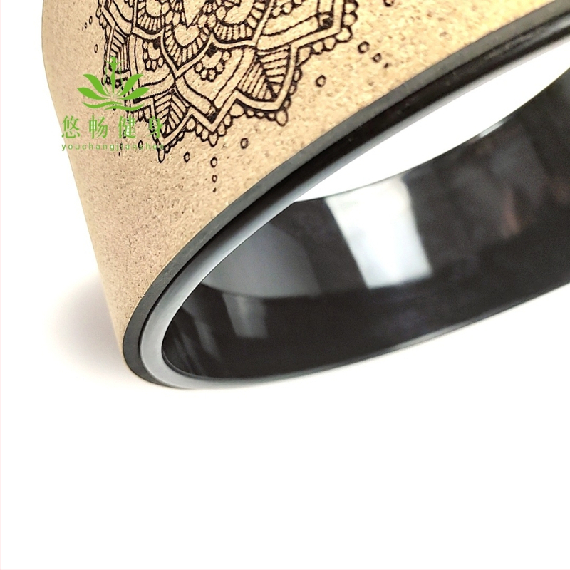 Youchang йога колело от корк за начинаещи – разтягане на гърба, масаж и пилатес ролер