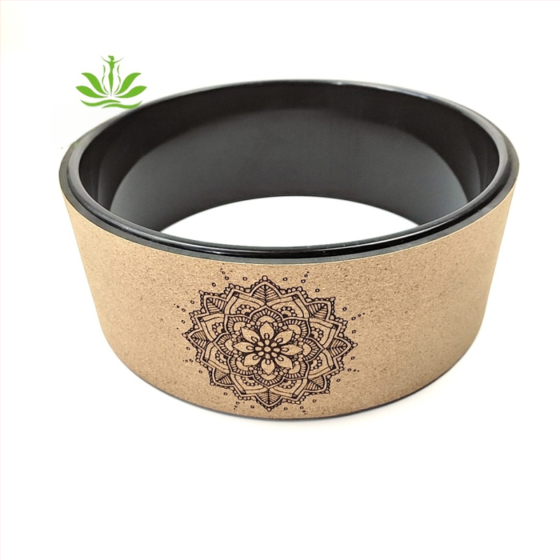 Youchang йога колело от корк за начинаещи – разтягане на гърба, масаж и пилатес ролер