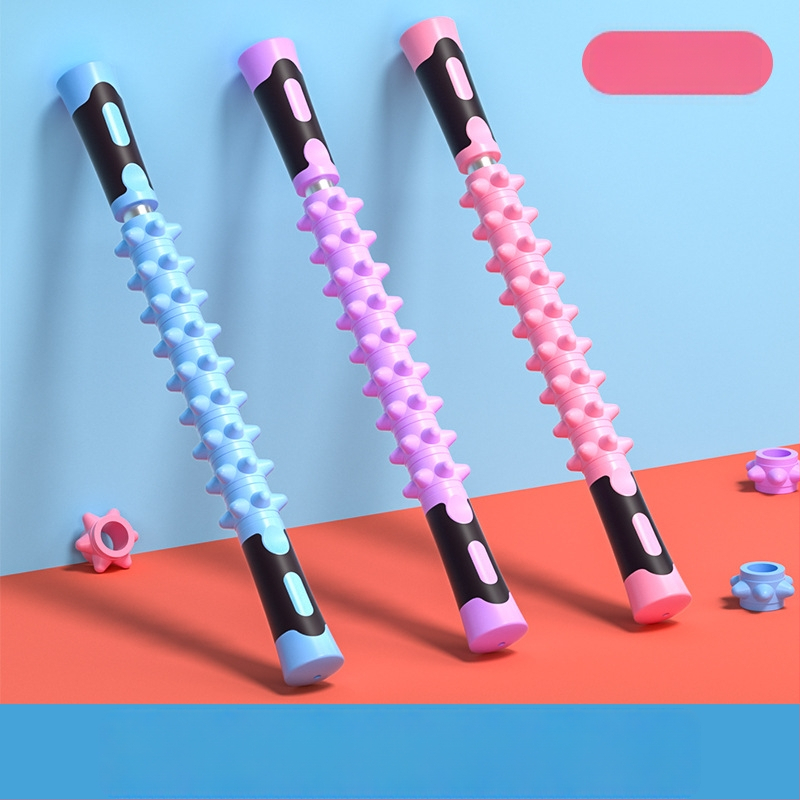 Масажна пръчка за прасци и гръб – меридиан фитнес ролер за йога и релаксация