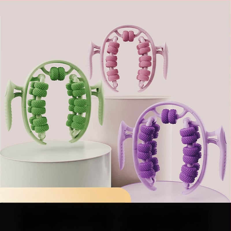 STKO масажор за крак с 26 колела, кръгъл дизайн – ролер за прасци, PP материал