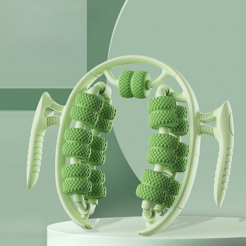 STKO масажор за крак с 26 колела, кръгъл дизайн – ролер за прасци, PP материал