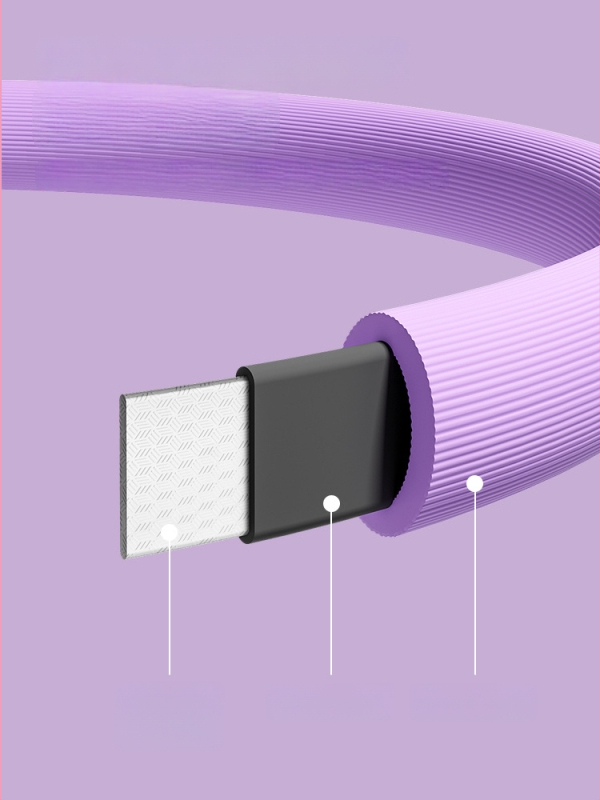 Pilates kör ívelt fogantyúval, üvegszálas+PP, magas rugalmasság