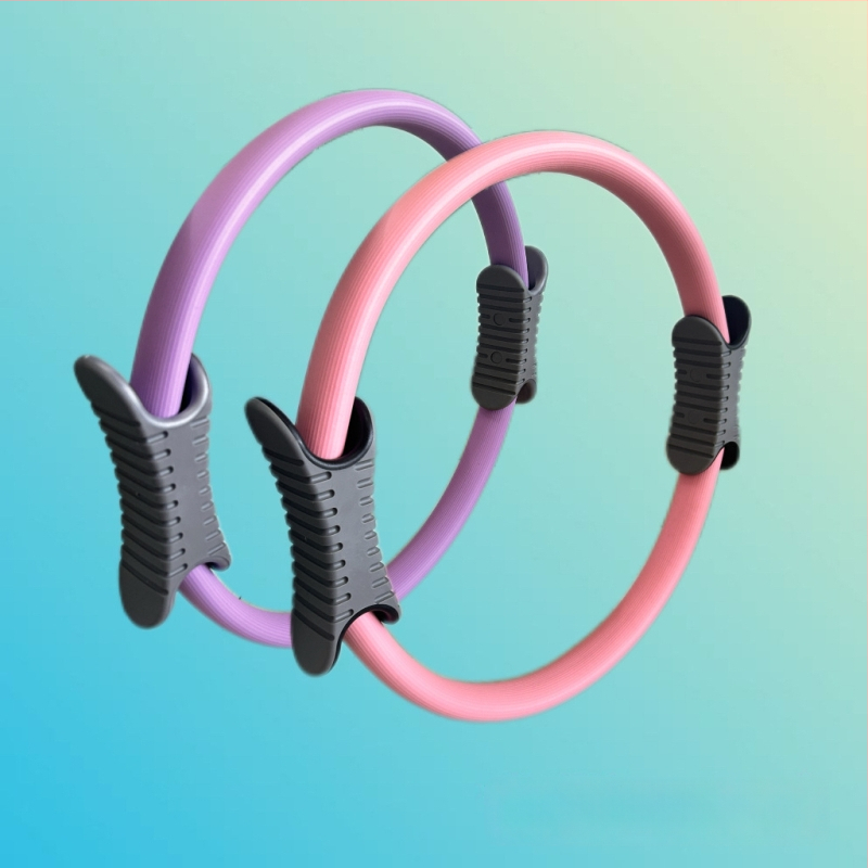 Пилатес пръстен с каучуково покритие за домашен фитнес — Hengshuo, помощник за йога и пилатес