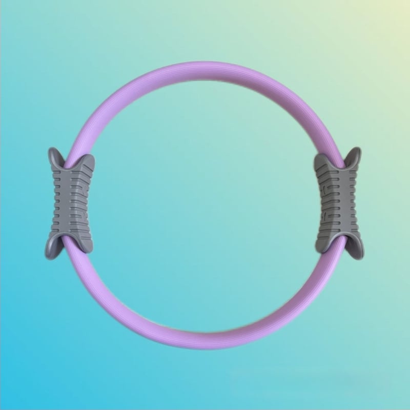 Пилатес пръстен с каучуково покритие за домашен фитнес — Hengshuo, помощник за йога и пилатес
