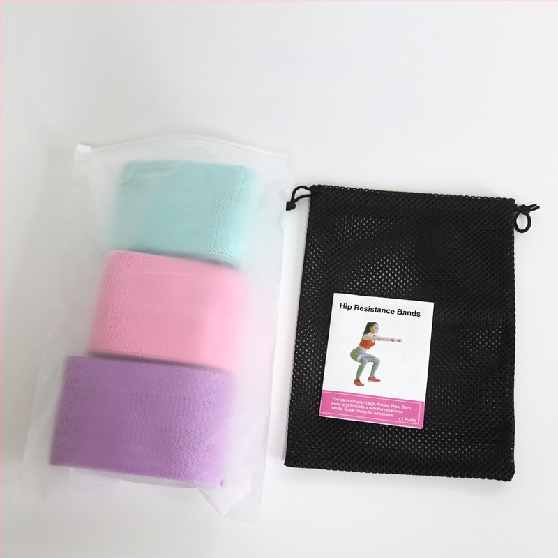 Резистентна лента за клякане с йога пръстен и тазобедрен пръстен – полиестер памук, Yi key, аксесоари за йога