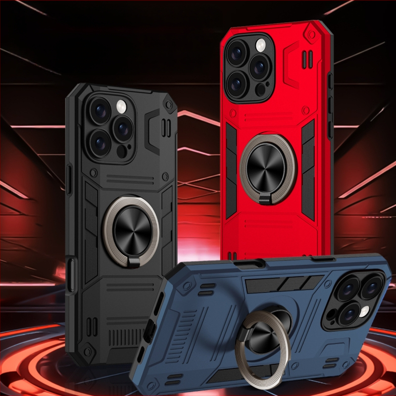 Husă pentru telefon cu inel pentru prindere și acoperire completă – TPU, turnare prin injecție, personalizabilă