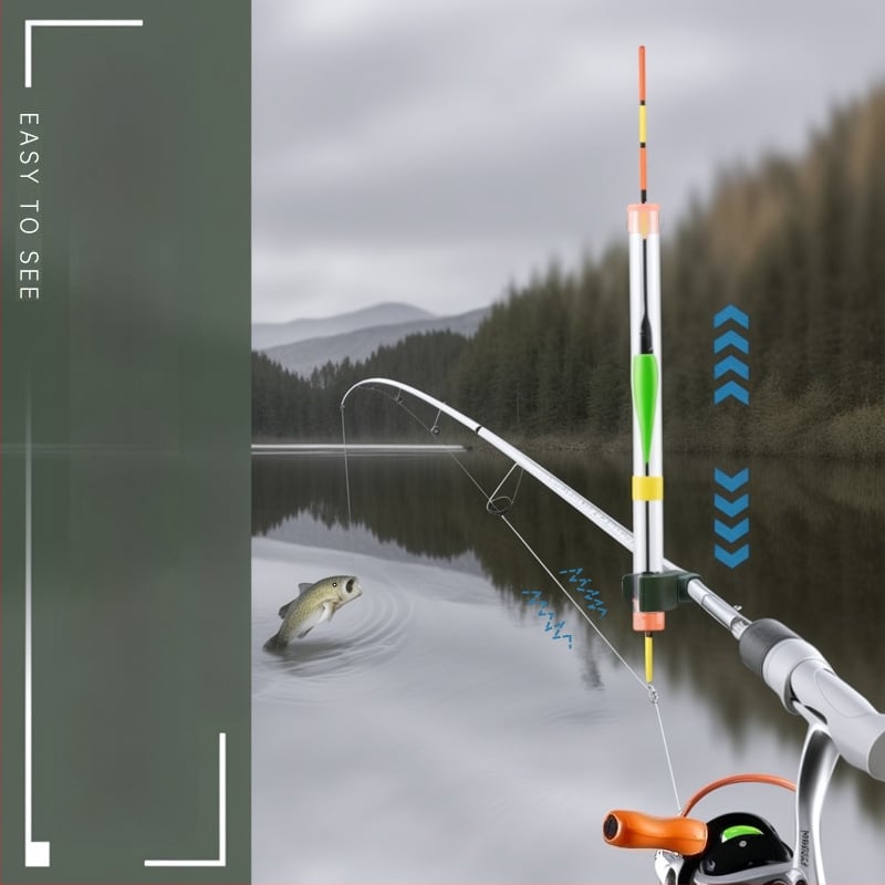 Wickert Vertikalus Drift Žvejybai Su Skaitmenine Naktine Funkcija, Kranto Plūdė, Kompozitinis Medžiaga