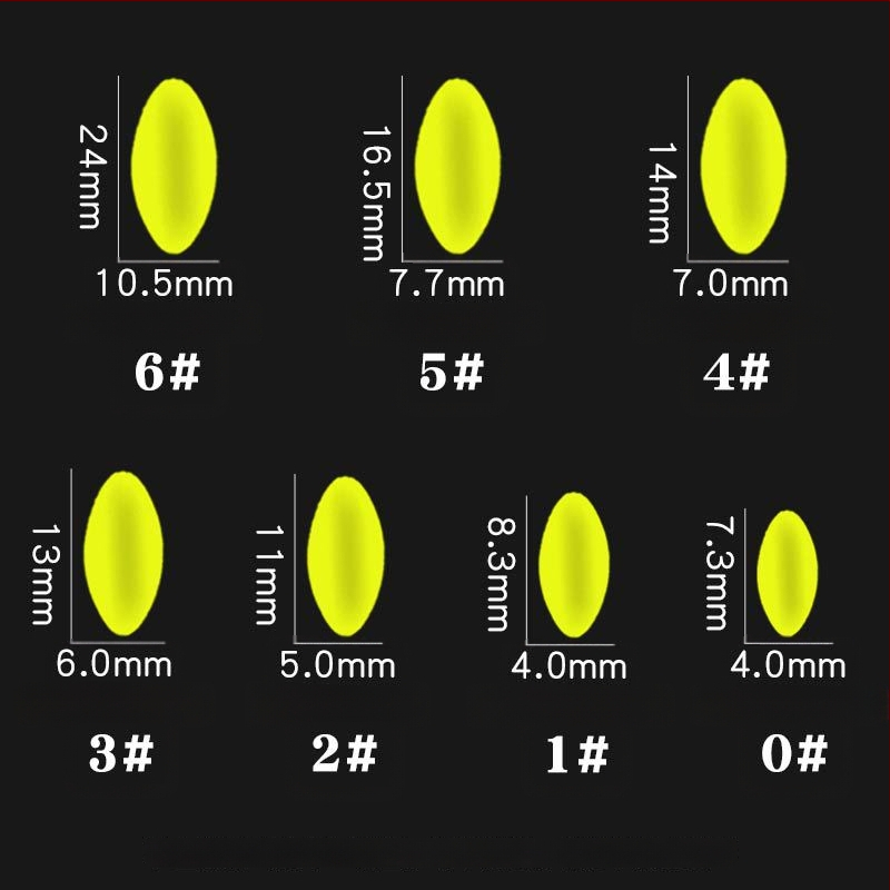 Heng Zhixing septynių žvaigždučių Bean-Type plūdė ir alyvuogių formos plūdė, Medžiaga Bubble, Žvejybos įranga, Kilmė Kinija