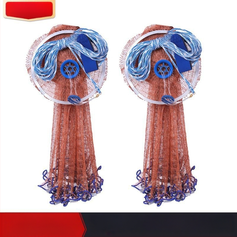 Frisbee stiliaus rankinis žvejybos tinklas (Prekės ženklas Xinpeng; Medžiaga: tire line)