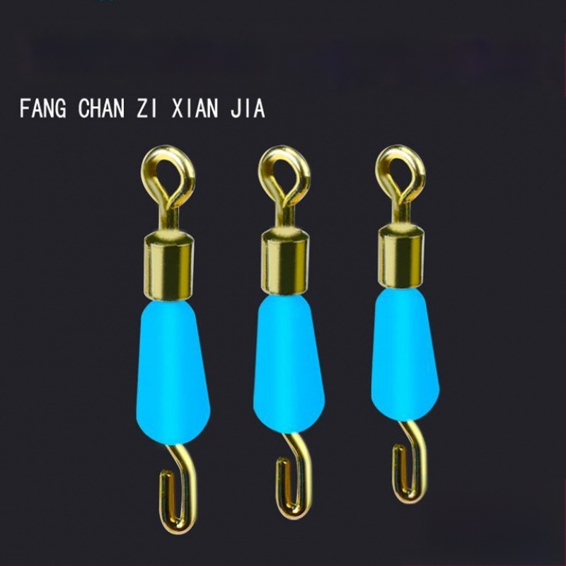 Silikoninis anti-traukiantis greitasios pogikių klipas su kaiščio jungtimi ir 8 formos žiedo komplektu žvejybai