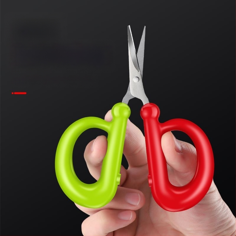 Žvejybos įrangos rinkinys su nerūdijančio plieno žirklėmis ir saugojimo dėžute, nešiojamas