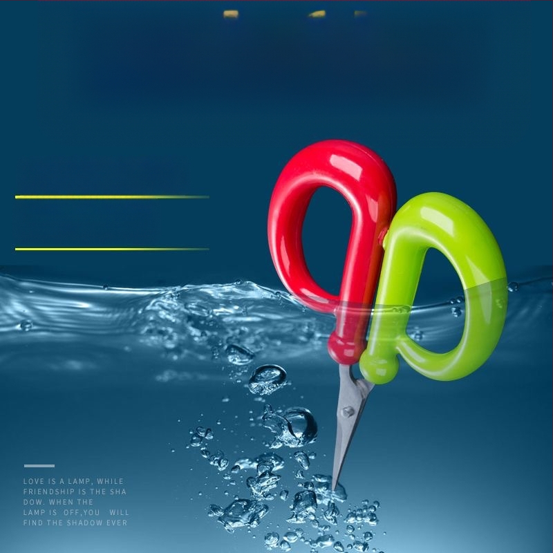 Žvejybos įrangos rinkinys su nerūdijančio plieno žirklėmis ir saugojimo dėžute, nešiojamas