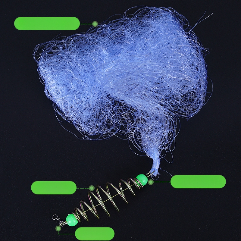 Žvejybos tinklas be kabliuko, iš aukštos anglies plieno, prekės ženklas New Morning, apsauginis tinklas žvejybai.