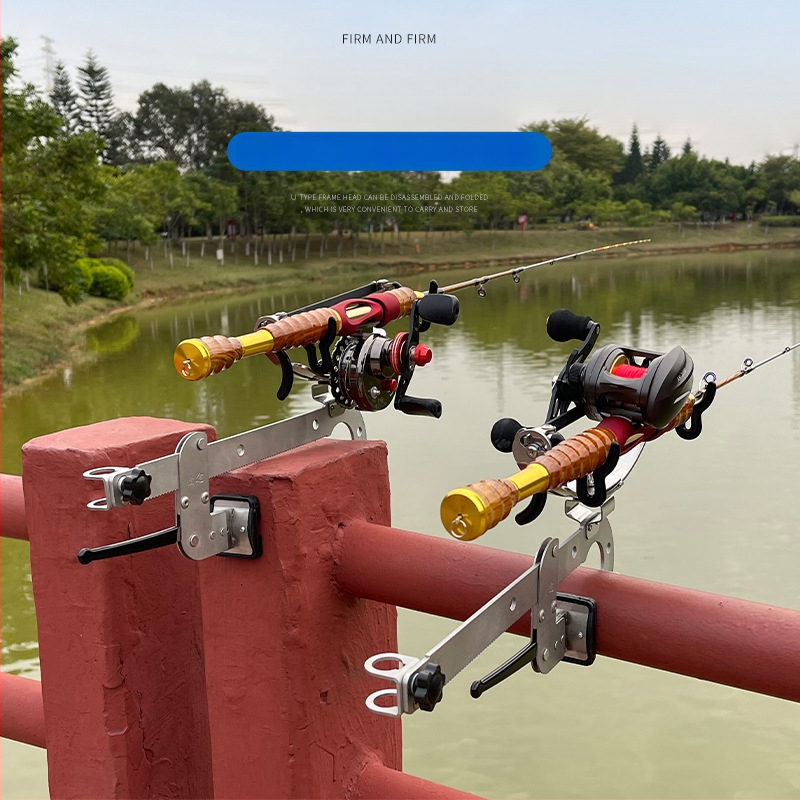 Hunting meškerės laikiklis valtims, sulankstomas, daugiašalis pasukimas, nerūdijantis plienas, su baterijomis