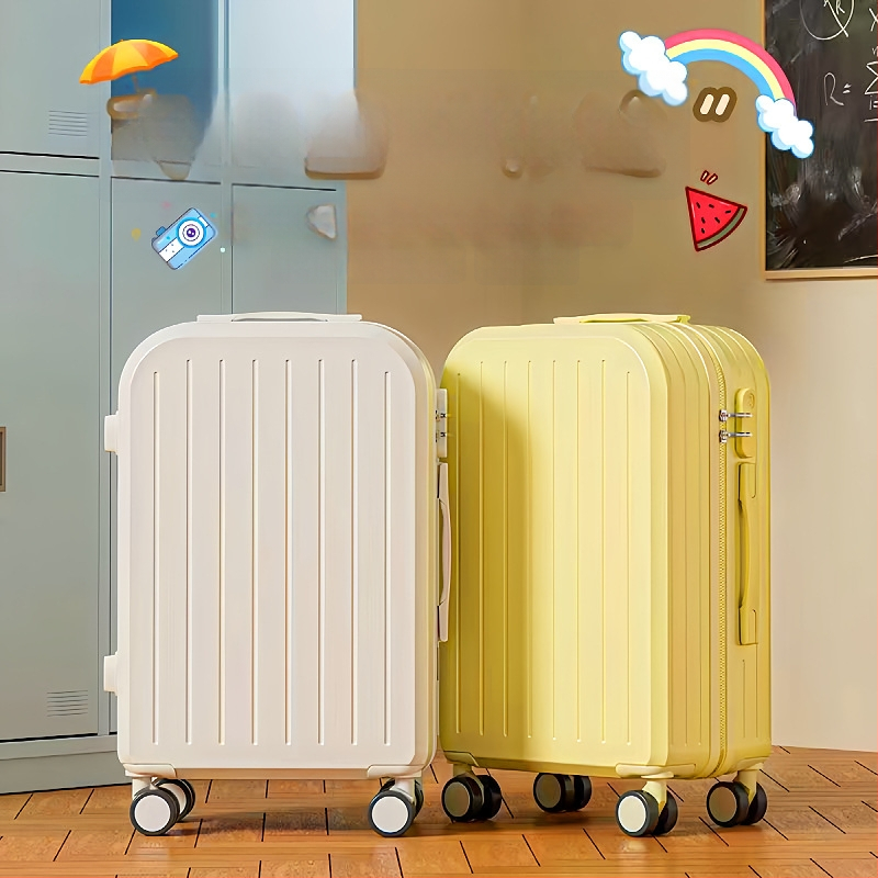 ABS/PC kohver lukuga avamisega, ülikerge, kulumiskindel, vargusvastane, lennureisidele sobiv, universaalsed rattad, kaal 2,8 kg.