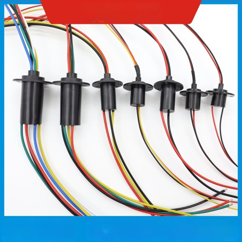 RAM-тип електрически плъзгащ пръстен, 2/3/4/6-ходови, въртящ се конектор за UAV и медицински устройства