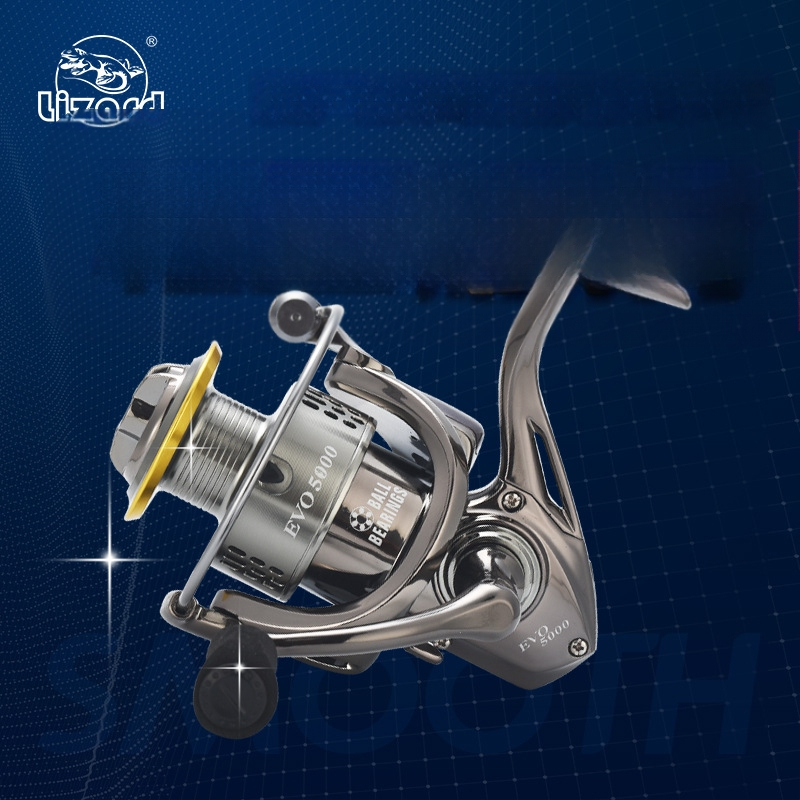Komelon Spinning Reel με μεταλλική CNC λαβή και μεταλλικό spool, βιδωτής κατασκευής