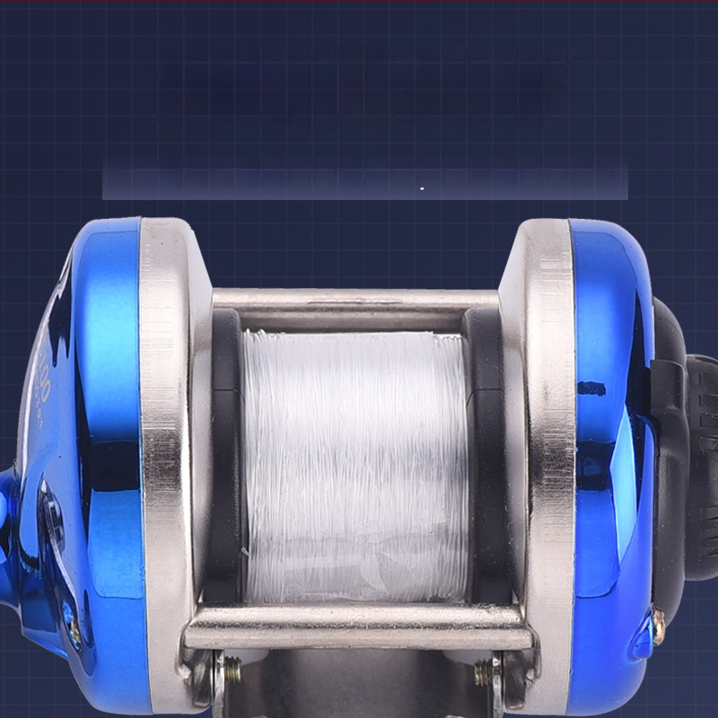 Μίνι μηχανισμός ψαρέματος στον πάγο – μεταλλικό σώμα, διπλό μοχλό, με τροχό γραμμής