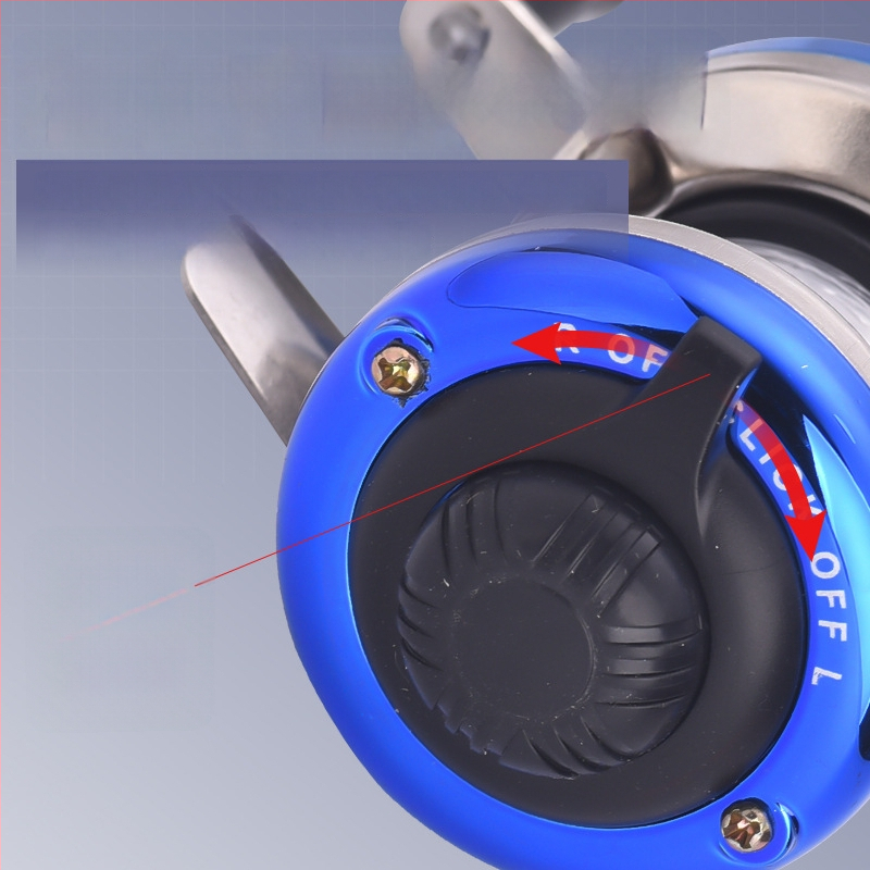 Μίνι μηχανισμός ψαρέματος στον πάγο – μεταλλικό σώμα, διπλό μοχλό, με τροχό γραμμής