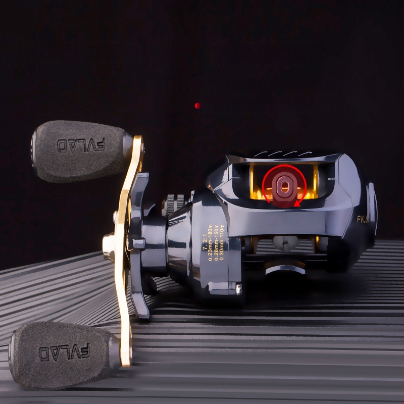 Fulad Water Drop Wheel μηχανισμός ψαρέματος, μεταλλική κατασκευή, αμφιδέξιος για αριστερό και δεξί χέρι