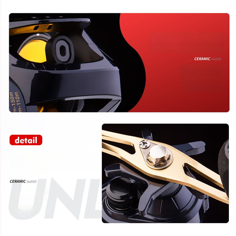 Fulad Water Drop Wheel μηχανισμός ψαρέματος, μεταλλική κατασκευή, αμφιδέξιος για αριστερό και δεξί χέρι