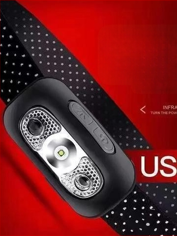 Φακός κεφαλής LED – επαναφορτιζόμενος, αδιάβροχος, δέσμη 10 m, αυτονομία 3–10 h, μπαταρία 18650