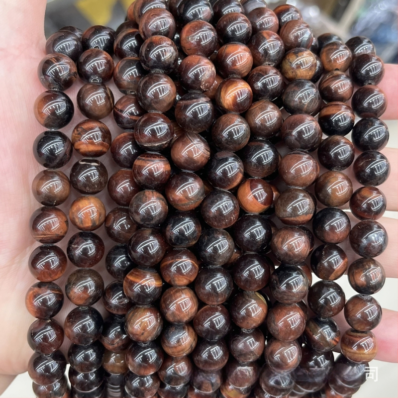 4-16 mm 5A prirodne crvene tigrovo oko okrugle perle za DIY nakit, slobodne perle od tigrovog oka, poluproizvodi