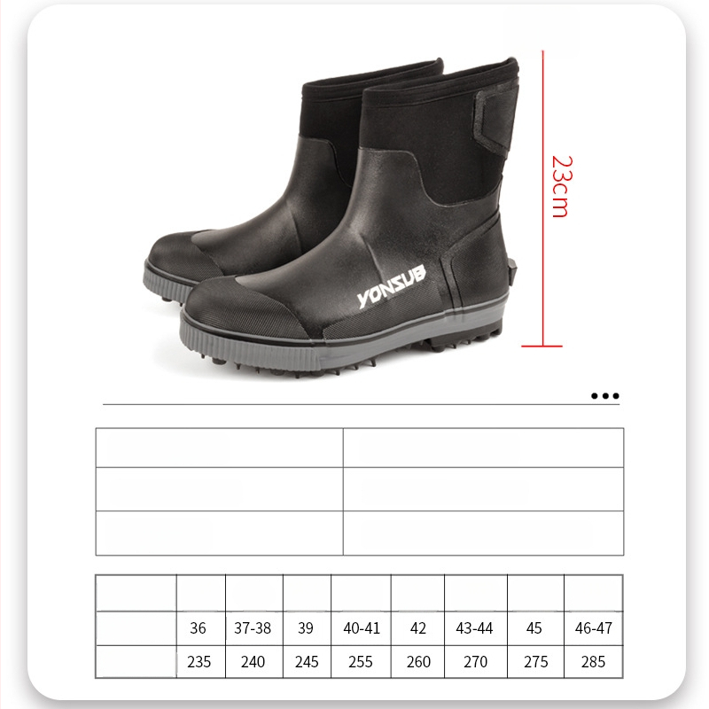 YONSUB guminiai žvejybos bateliai suaugusiems