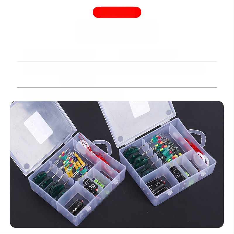 Slydimo plūdų komplektas skaliniam žvejybai su linijos rinkiniu ir karoliukų stabdžiais — medžiaga: silikono space beans