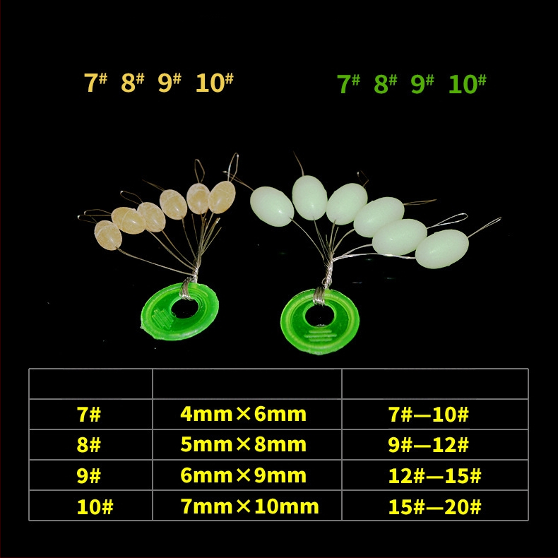 Oxford švytinčios Space Beans rinkinys žvejybos linijai (Kilmė: Kinija)