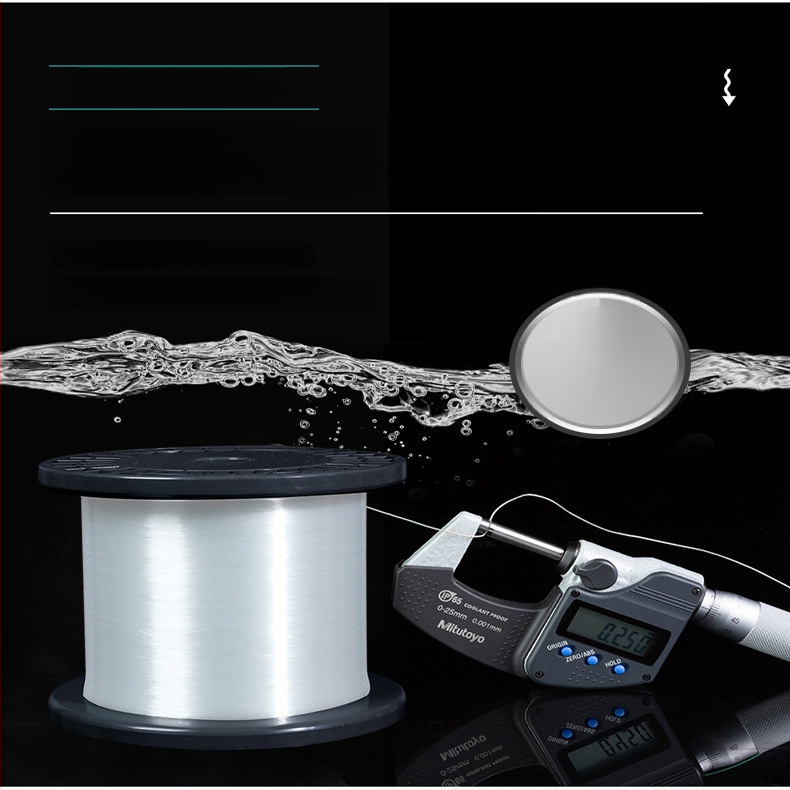 Nailoninis žvejybos vadovas su dvigubu kabliu, rankų darbo, paruoštas naudoti