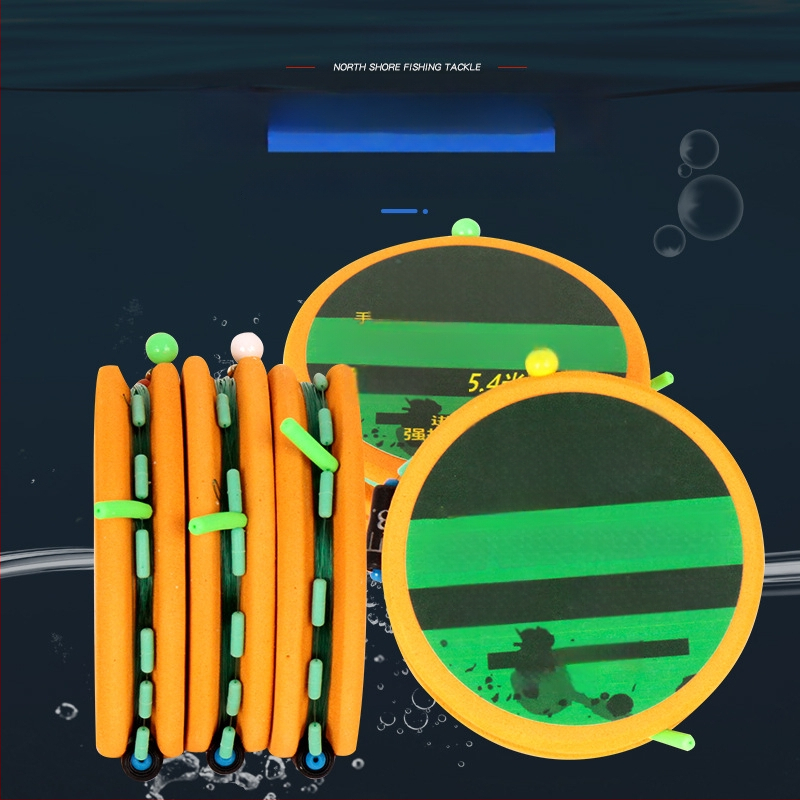 Dėžėje pakuotas pagrindinės linijos rinkinys, nailonas, silikoniniai priedai, Black Pit