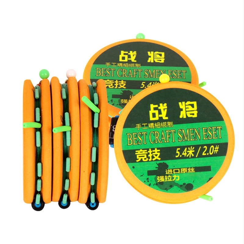 Dėžėje pakuotas pagrindinės linijos rinkinys, nailonas, silikoniniai priedai, Black Pit