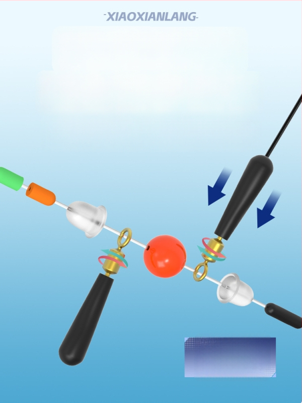 Žvejybos rig komplektas su nailonine pagrindine linija, 100 m, tinkamas upių ir ežerų žvejybai