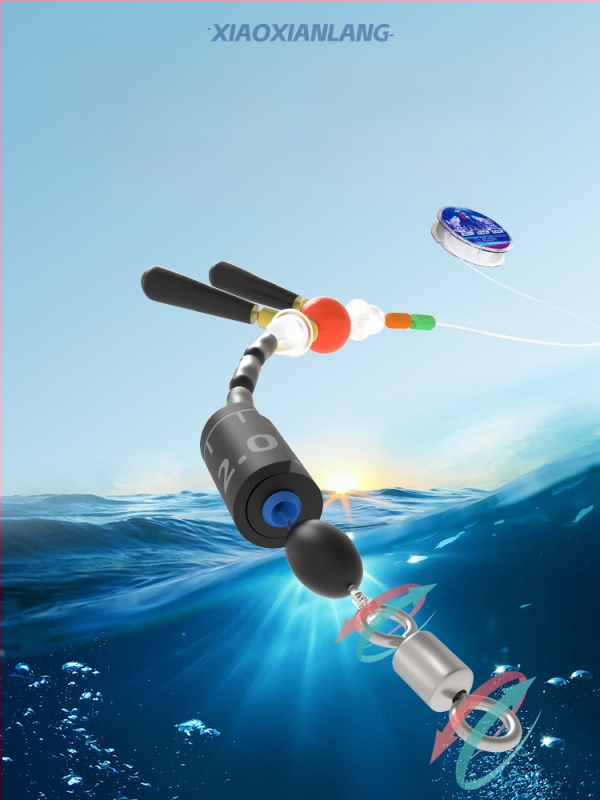 Žvejybos rig komplektas su nailonine pagrindine linija, 100 m, tinkamas upių ir ežerų žvejybai