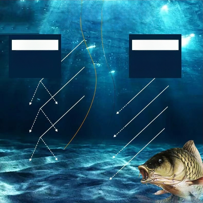 Kompozitinė nano žvejybos pagrindinė linija, ultra minkšta, laukinei žvejybai