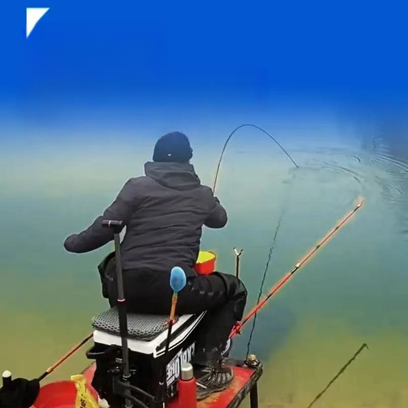 Pagrindinės žvejybos linijos rinkinys - prancūziškas taškuotas raštas, be mazgo, nailonas, modelis I2/3-2-7