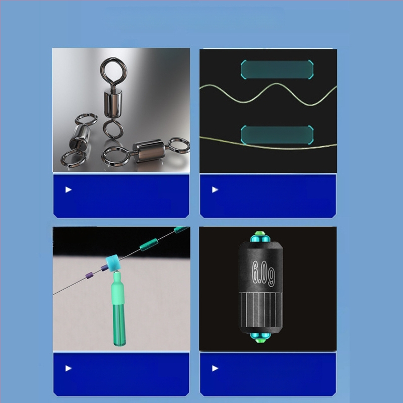 Nailoninės žvejybos linijos rinkinys, 100 m, tinkamas upėms ir ežerams