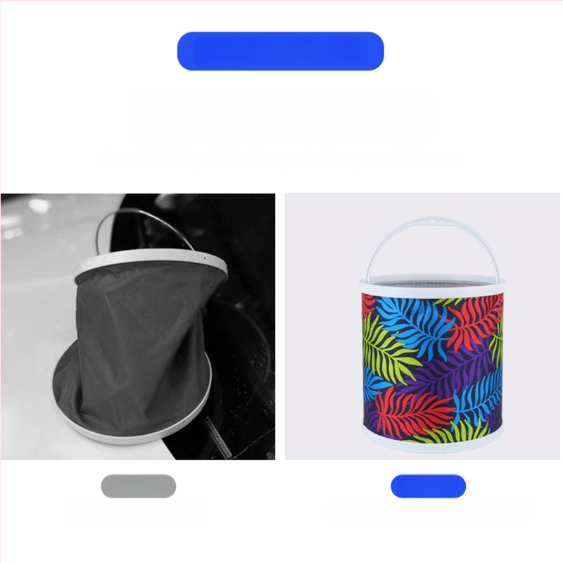 Sulankstomas vandens kibiras žvejybai su virve ir prieššuolio tinklu