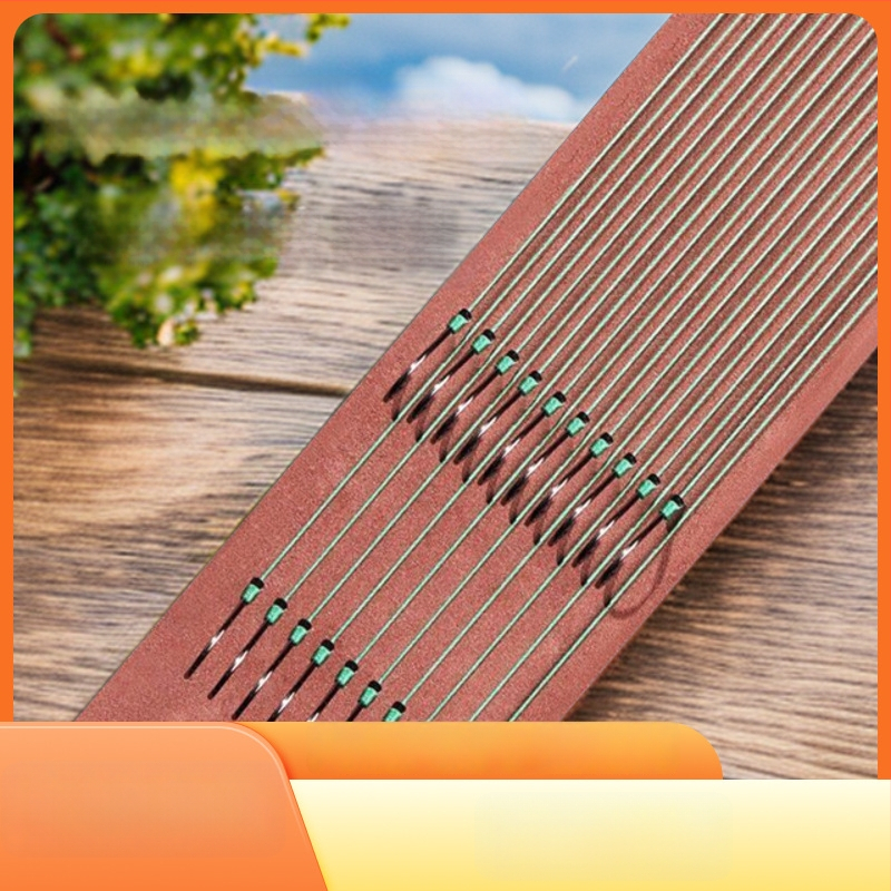 BORVE Žvejybos kabliukų rinkinys, 9 vienetai rankomis surištų dvigubų kabliukų, Dali Ma apatinė linija, su erškėčiais, tinkamas tvenkiniams ir rezervuarams