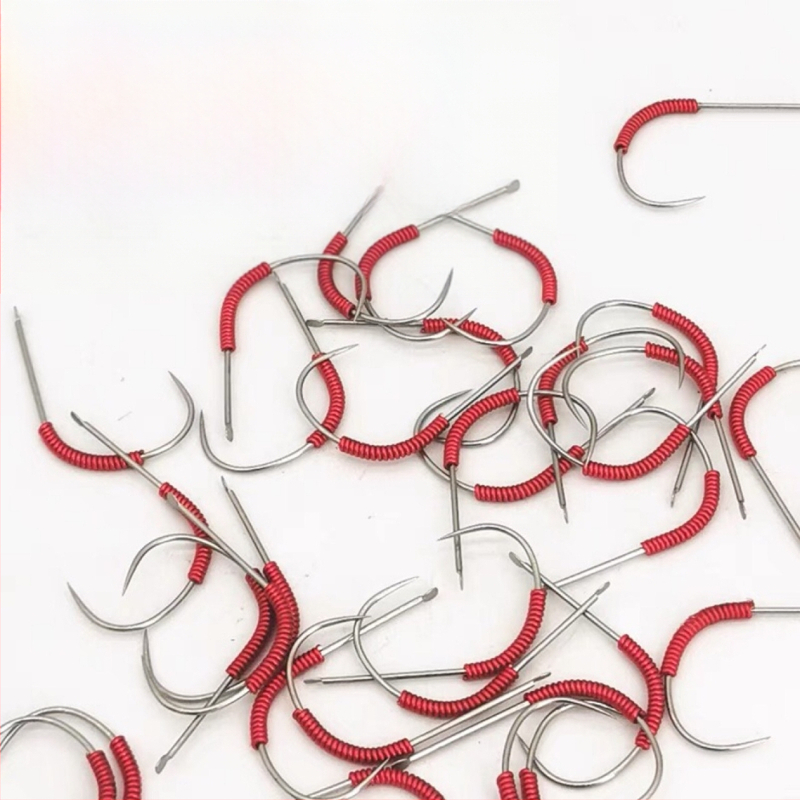 Krevetių žvejybos kabliukų rinkinys su viengubais ir dvigubais kabliukais, įprasti kabliukai, Ženklo 1