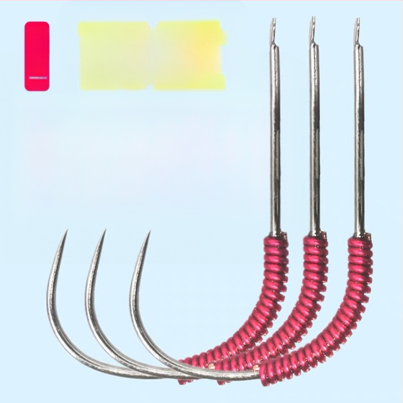 Krevetių žvejybos kabliukų rinkinys su viengubais ir dvigubais kabliukais, įprasti kabliukai, Ženklo 1