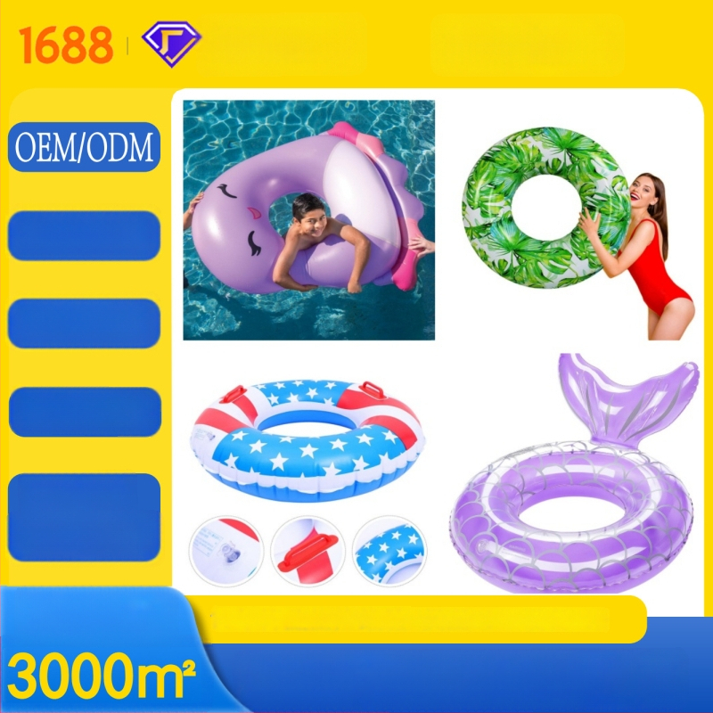 Vaikų pripučiamas plaukimo žiedas, ekologiškai patvarus PVC, atspaudo raštas, tinkamas sportui ir vandens pramogoms