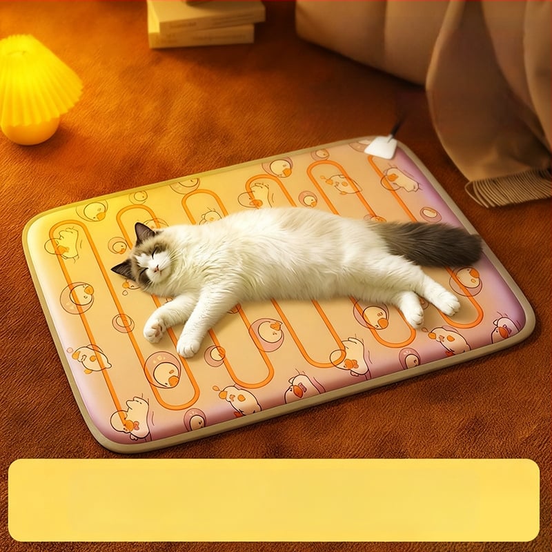 Šunims skirtas elektrinis šildymo kilimėlis — PVC medžiaga, valomas šluoste, paprastas montavimas