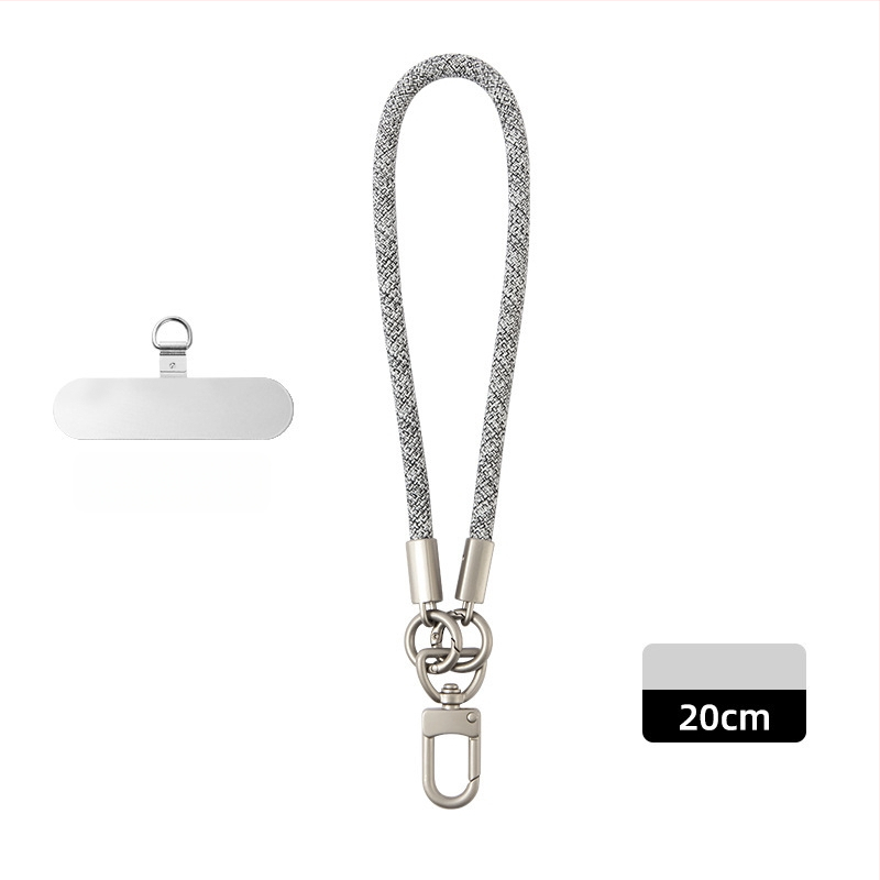 Telefono pakabukas crossbody - poliesteris, 7 mm storis, metalinė sagtis, unisex, logotipo spausdinimas galimas